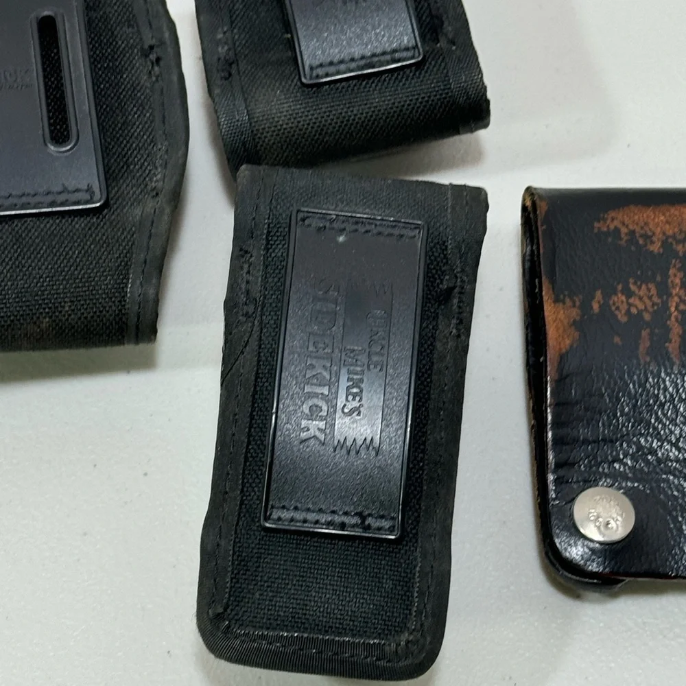 Uncle Mikes SIdekick Law Enforcement Duty Belt Holsters + Others LOT of 7